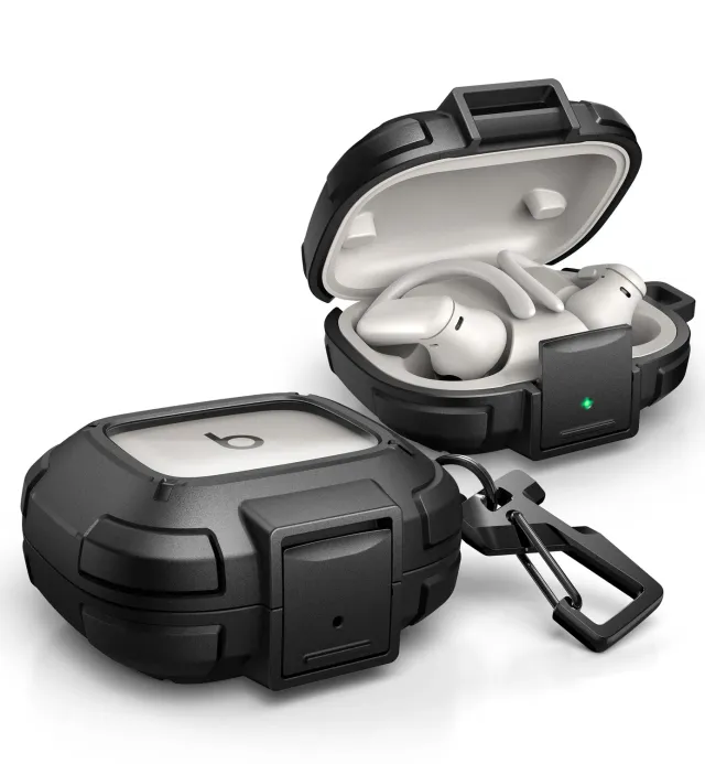 Dexnor Cover Powerbeats Pro 2 Nera Antishock con Moschettone