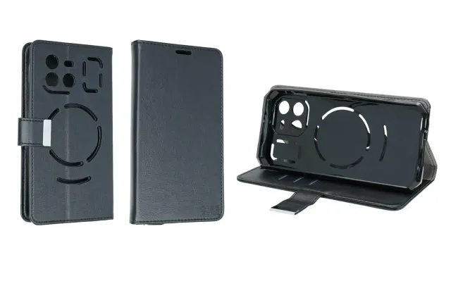 caseroxx Blade GT Ultra cover libro nera con stand