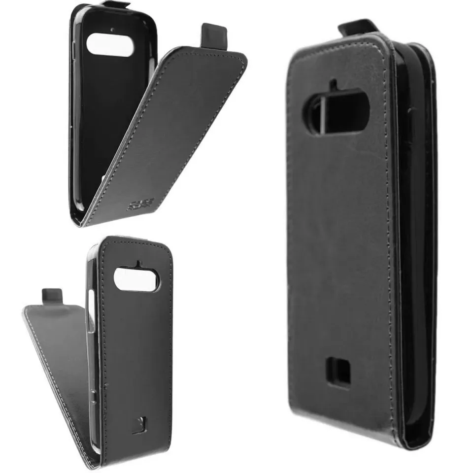 caseroxx Doro 730X 780X flip cover nera magnetica
