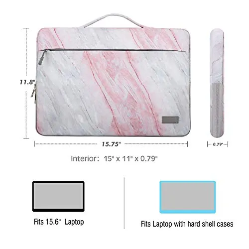 MoKo Borsa Laptop 15,6 Pollici Grigio Scuro Impermeabile