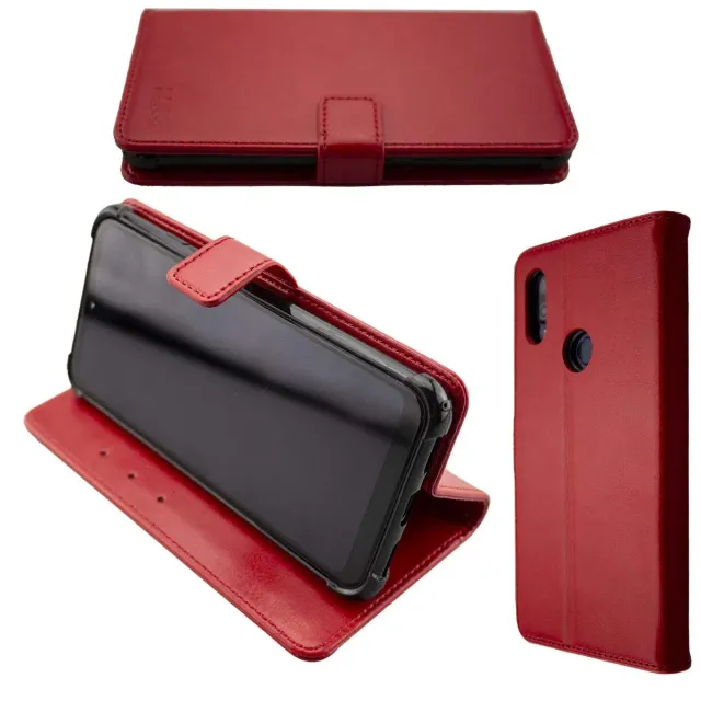 caseroxx Bookstyle cover Gigaset GS190 rossa portafoglio