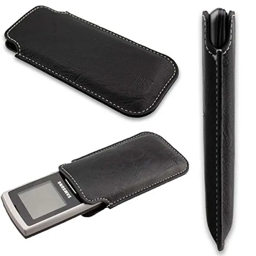 caseroxx Business-Line Samsung C130 tasca cintura nera pelle