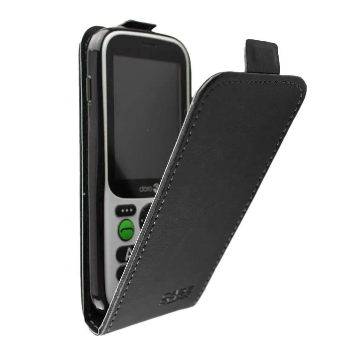 caseroxx Doro 730X 780X flip cover nera magnetica