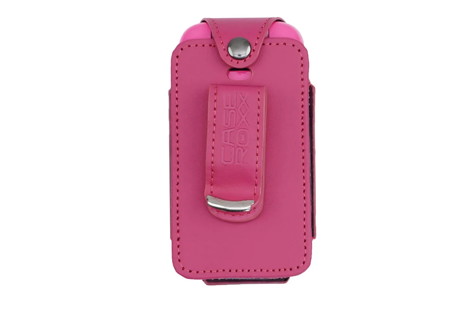 caseroxx per HMD 2660 Flip custodia rosa vera pelle finestra