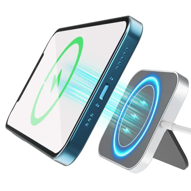 MoKo MagSafe iPhone caricatore wireless magnetico 15W pieghevole