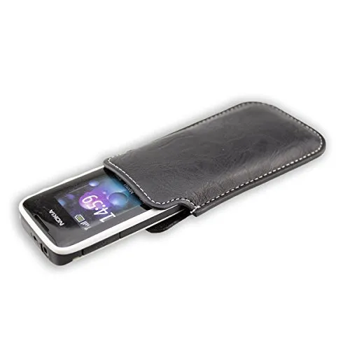 caseroxx Business-Line Nokia 2690 custodia marsupio nero pelle