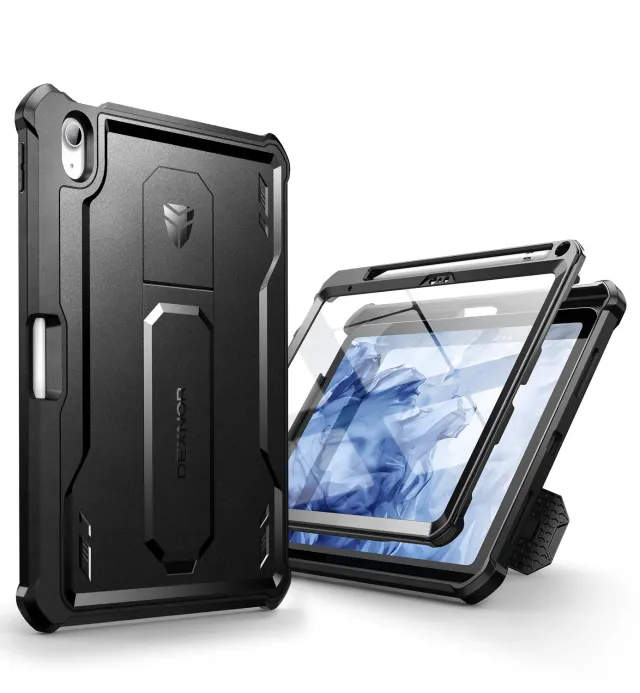 Dexnor iPad 2022 cover rugged con pellicola e stand