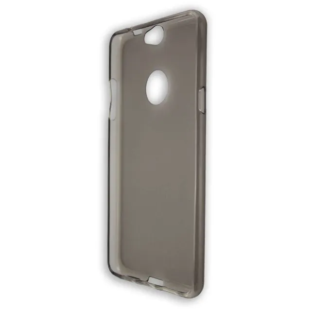 caseroxx Coolpad Max cover TPU nero trasparente