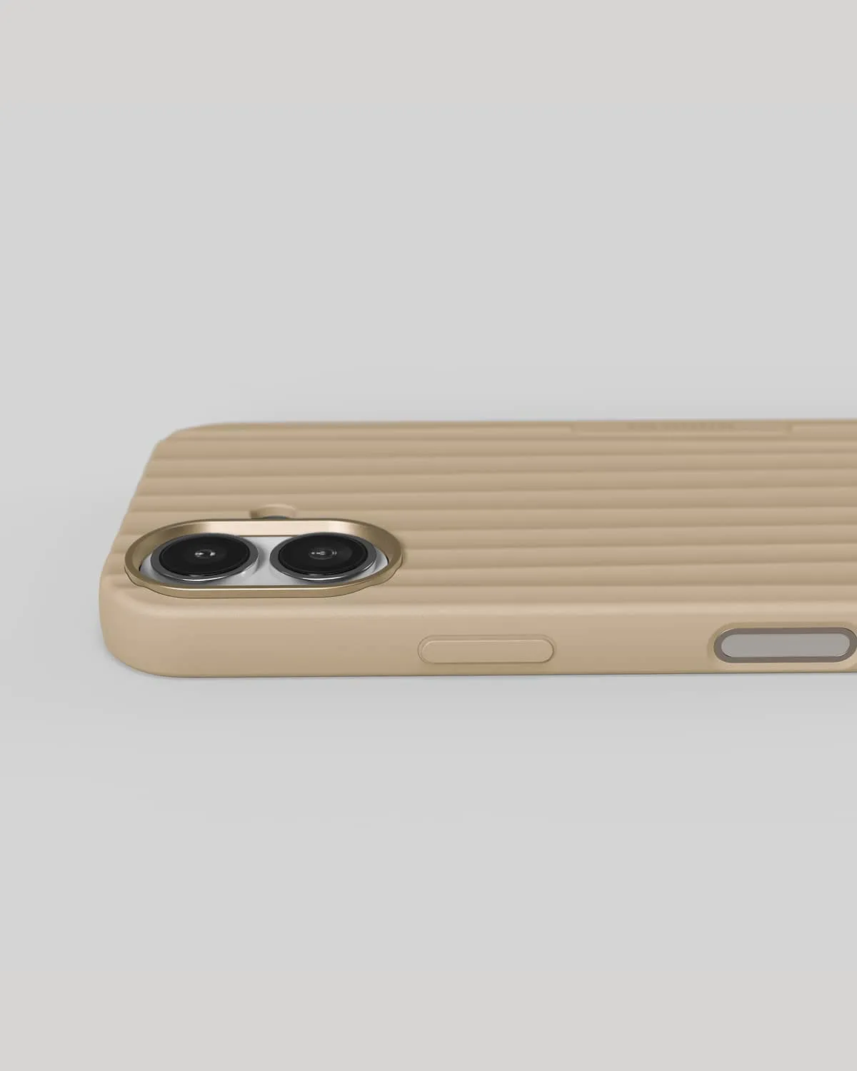Nudient Bold Case iPhone 17 cover Wool Beige antishock