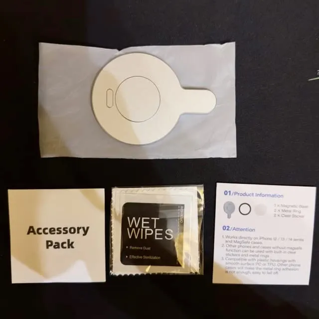 CloudValley base magnetica gimbal DJI OM telefono nero metallo