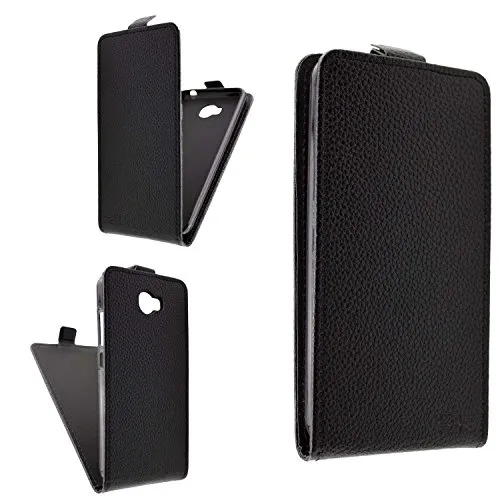 caseroxx Archos 50 Cobalt flip cover nera magnetica