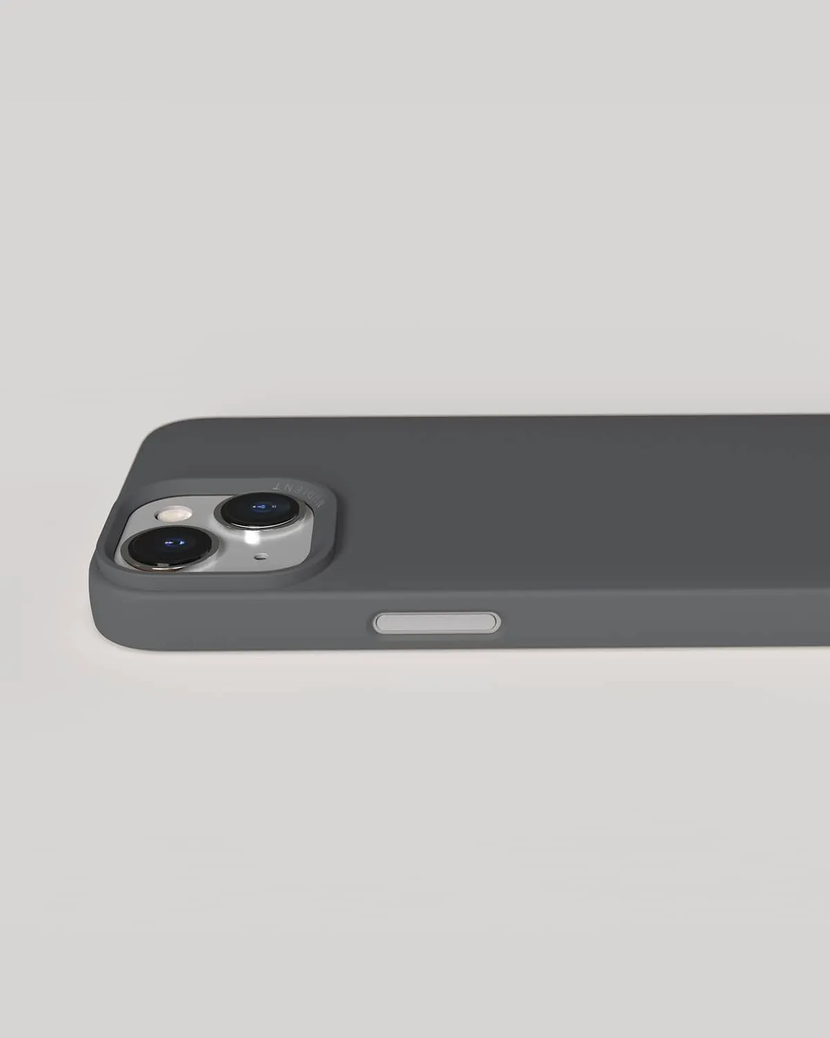 Nudient Thin Case cover iPhone 14 grigia MagSafe leggera