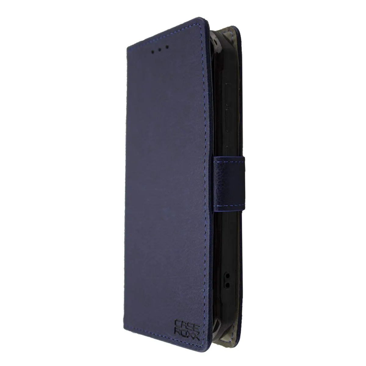caseroxx Bookstyle Armor X7 custodia portafoglio azzurra