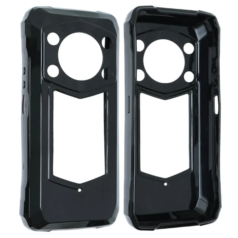 caseroxx TPU custodia Blackview Rock 5 nero antiurto