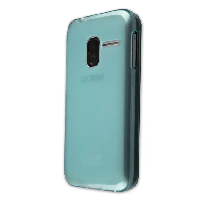 caseroxx Alcatel 2008G cover TPU azzurro antishock