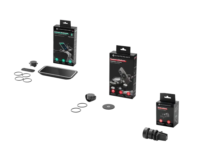 Shapeheart Kit Mobilità supporto telefono bici XL 3 in 1 magnetico