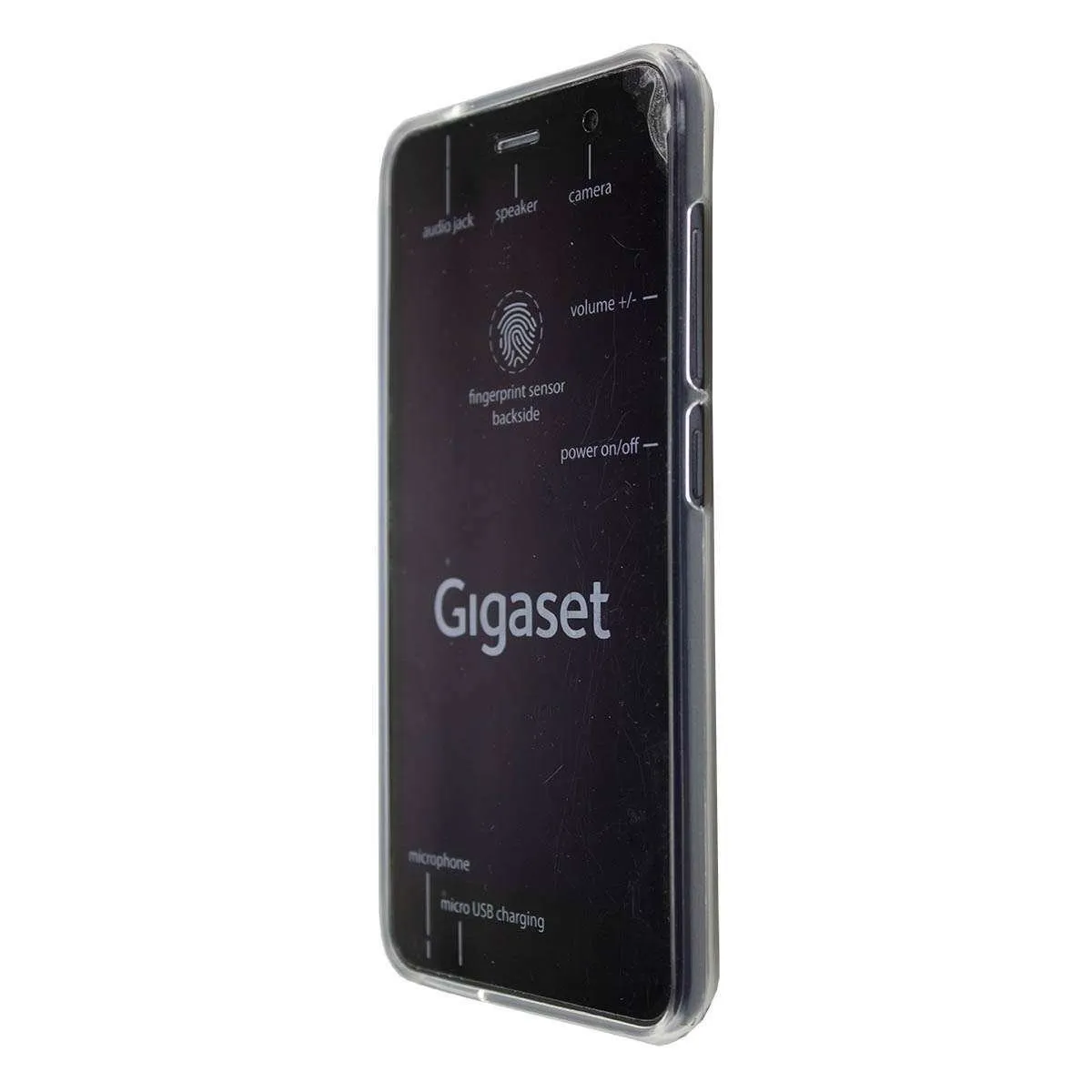 caseroxx TPU Gigaset GS160 GS170 custodia trasparente