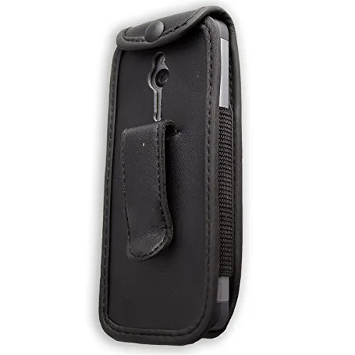 caseroxx Nokia 230 borsello cintura nero vera pelle