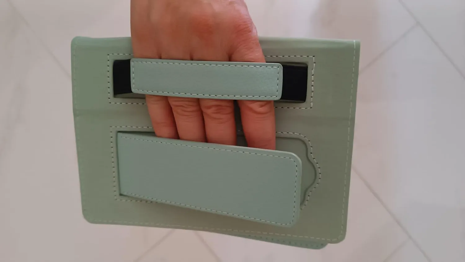 MoKo Kindle 6 pollici custodia verde tequila litchi stand