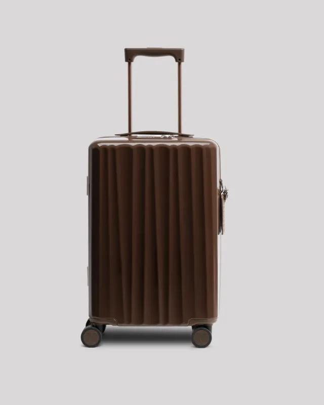 Nudient Bold Cabin Bag V2 trolley cabina Chestnut Brown leggero