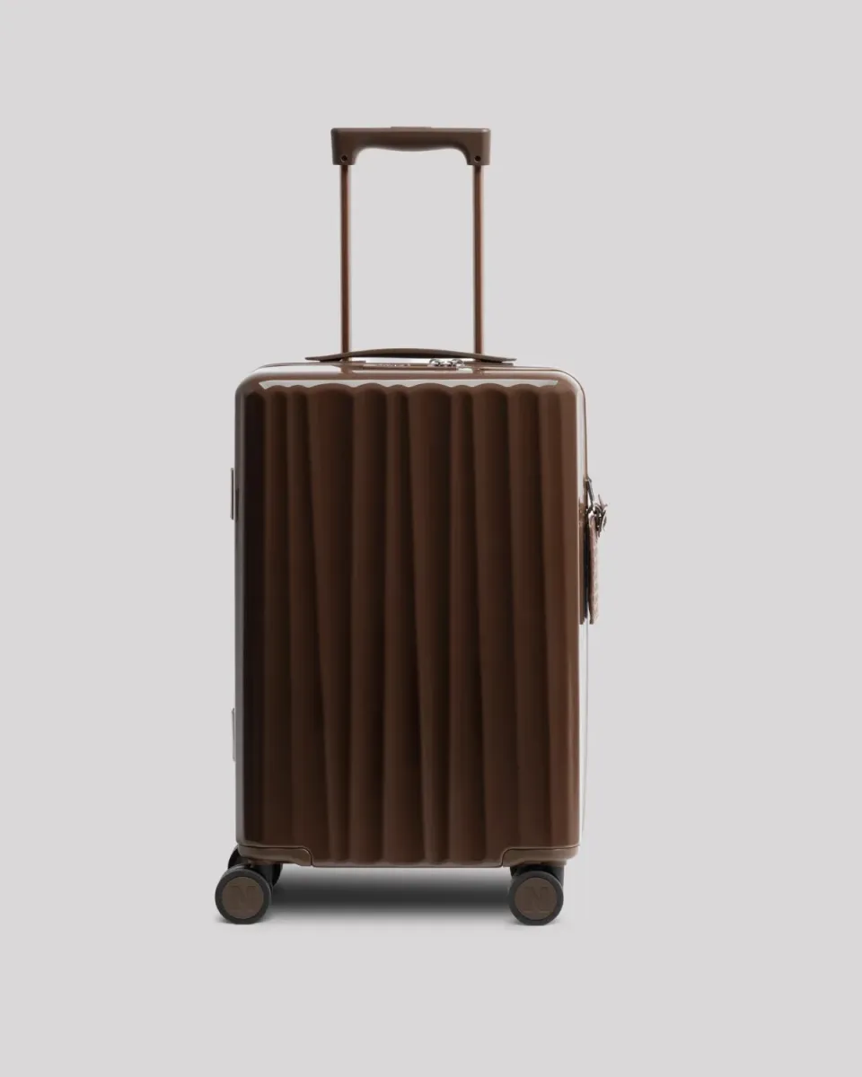 Nudient Bold Cabin Bag V2 trolley cabina Chestnut Brown leggero