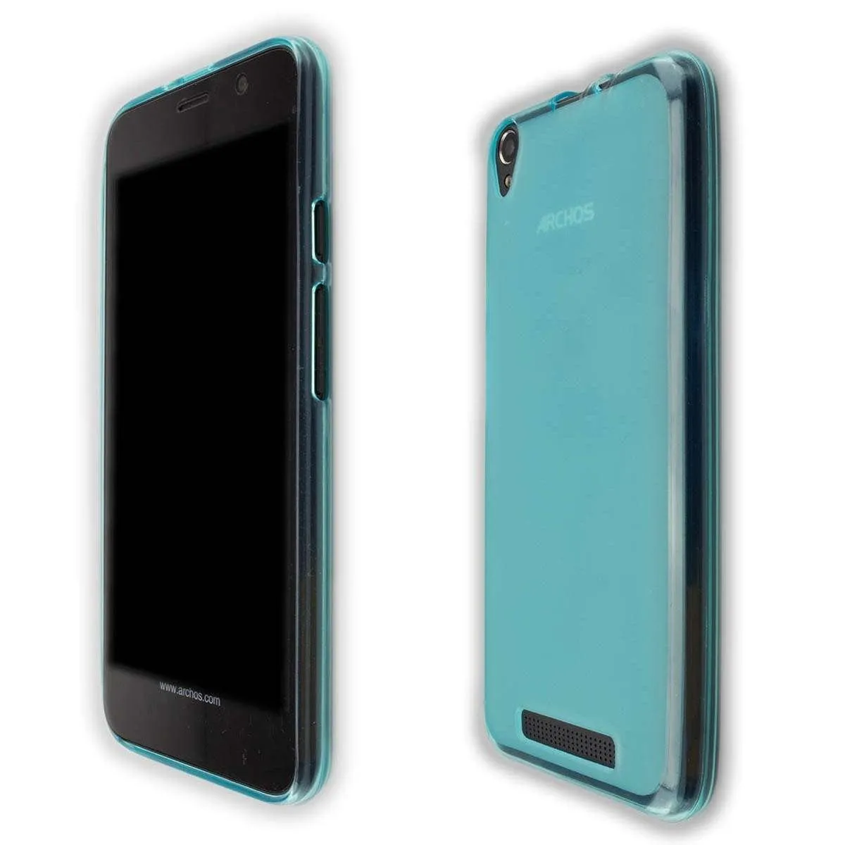 caseroxx Archos Access 55 cover TPU azzurra anturto