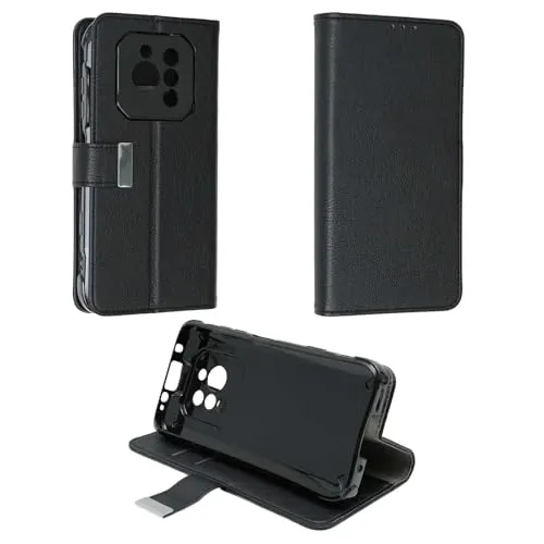 caseroxx Bookstyle custodia a libro per RugOne Xever 7 nera magnete