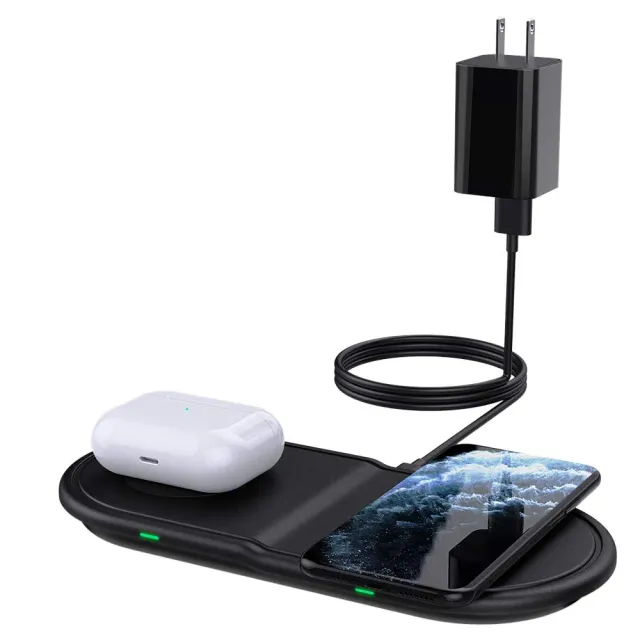 MoKo Stazione Ricarica Wireless Qi Rapida 3in1