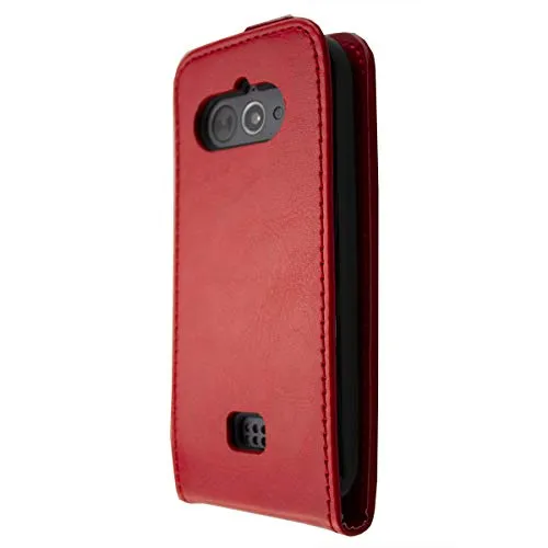 caseroxx per Doro 7010 7011 flip cover rossa libro