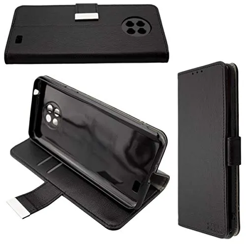 caseroxx Bookstyle custodia libro Oukitel C19 nera portacarte