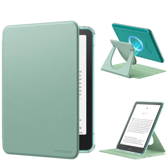 MoKo 360° SA569P custodia 7" Paperwhite Verde Agave rotante