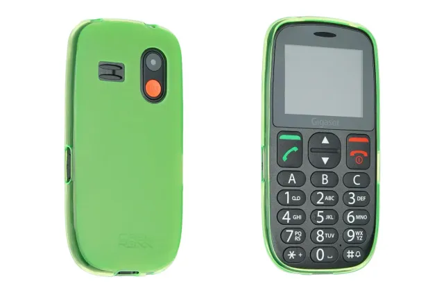caseroxx cover Gigaset GL395 TPU verde antiscivolo