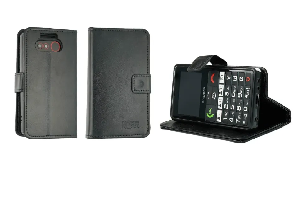 caseroxx bookstyle Emporia Pure-LTE nero portafoglio