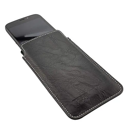 caseroxx Business-Line Doro 8050 custodia taschino nero pelle