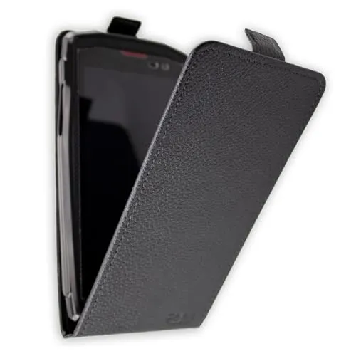 caseroxx Flip Cover Crosscall Trekker-X3 nera magnetica