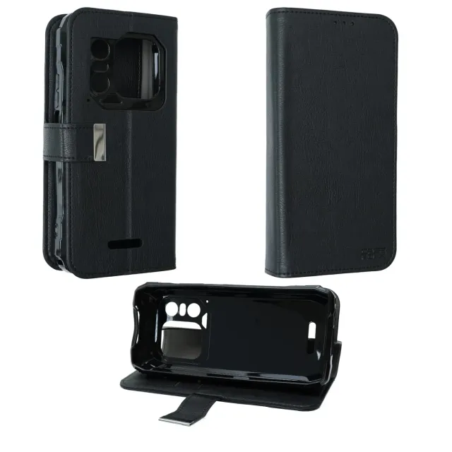 caseroxx Bookstyle Blackview Xplore 1 custodia nero portacarte