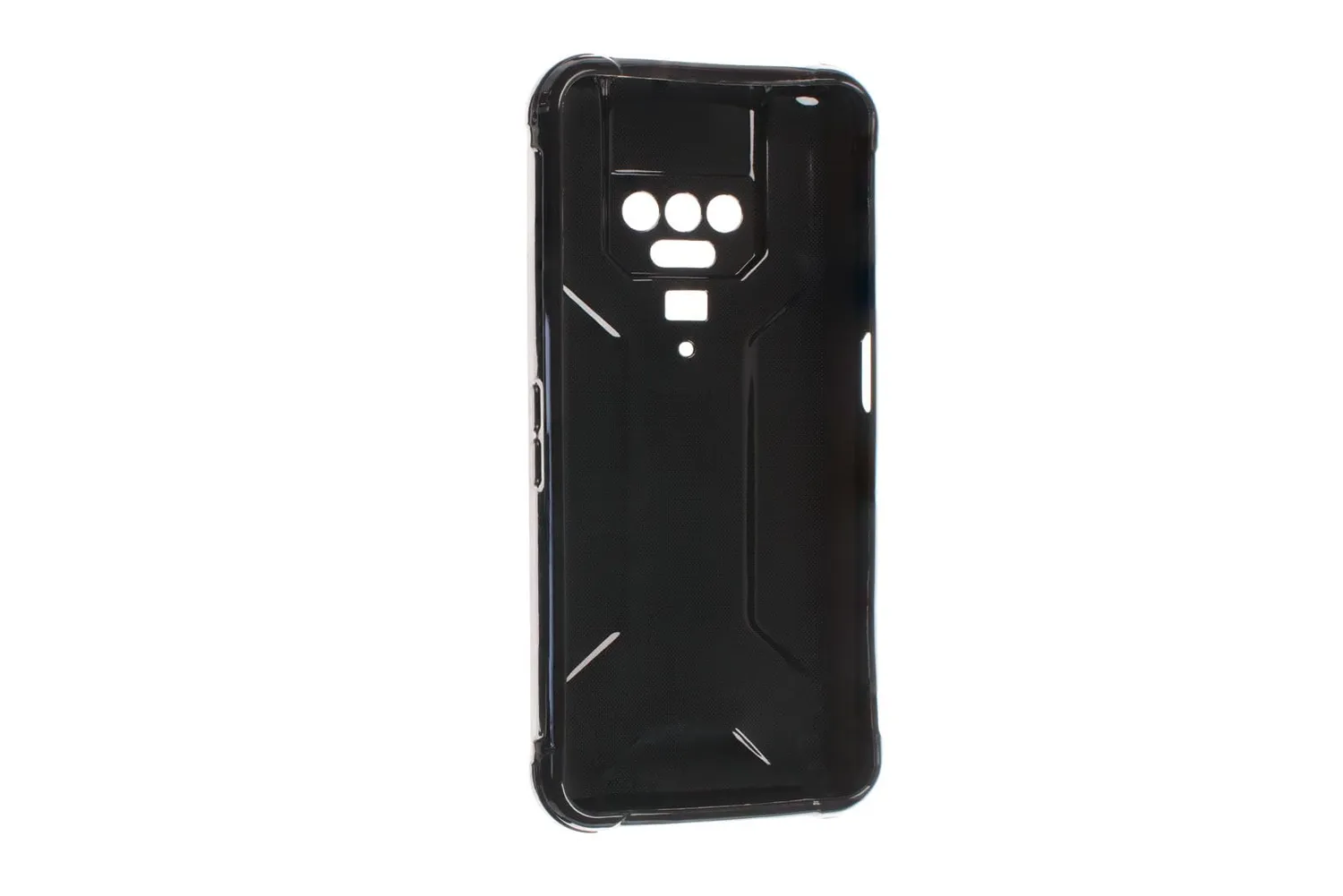 caseroxx TPU Custodia Cubot KingKong 8 nera antiurto
