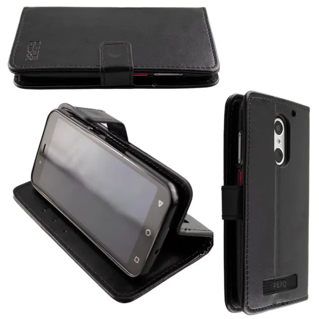 caseroxx Bookstyle custodia PEAQ PSP 400 nera portafoglio