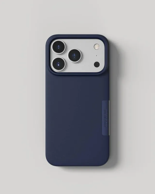 Nudient Thin cover iPhone 18 Pro Ocean Blue essenziale senza MagSafe