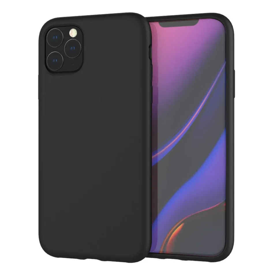 MoKo iPhone 11 Pro 5.8" custodia silicone nero antiurto