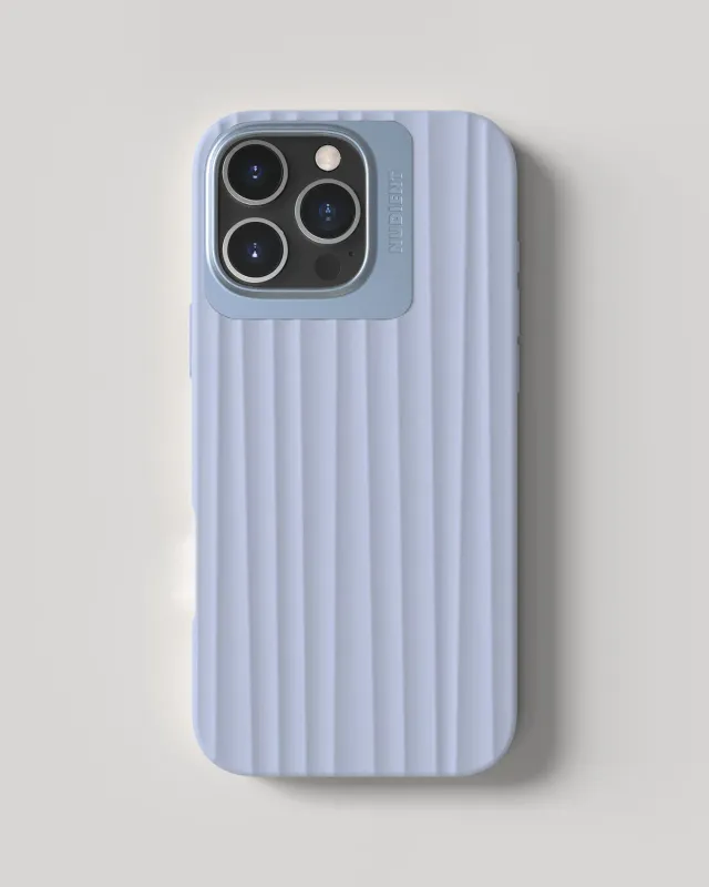 Nudient Bold Case iPhone 16 Pro Max cover Aura Blue MagSafe