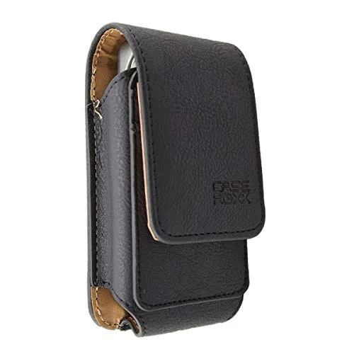 caseroxx Outdoor Panasonic KX-TU339 borsello nero pelle