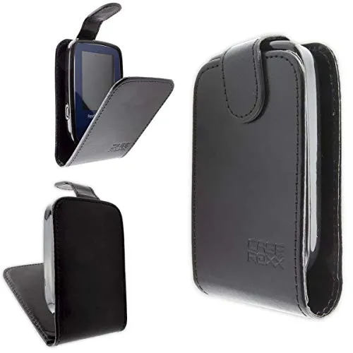 caseroxx Flip Cover Freestyle Libre 1/2/3 Nera Magnetica