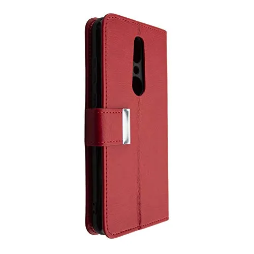 caseroxx Bookstyle custodia libro Sharp Aquos V rossa magnetica