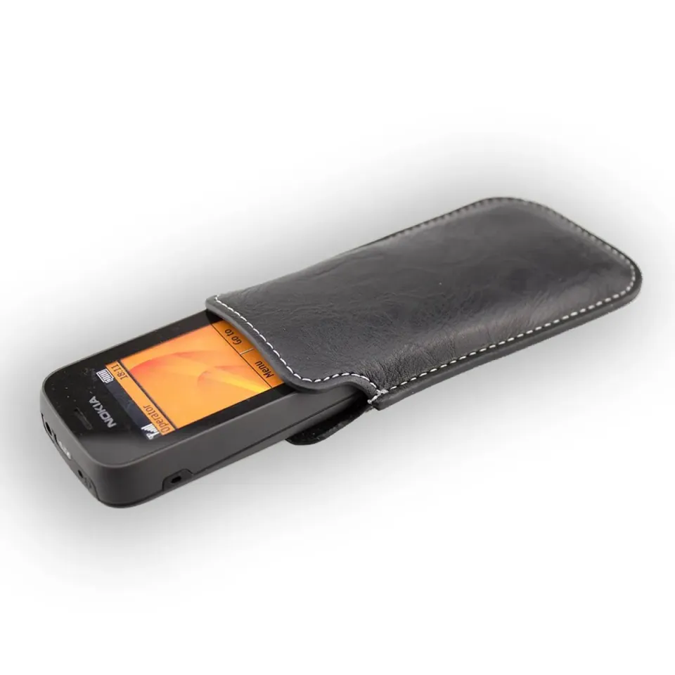 caseroxx Business-Line Nokia 100/101 custodia marsupio nero pelle