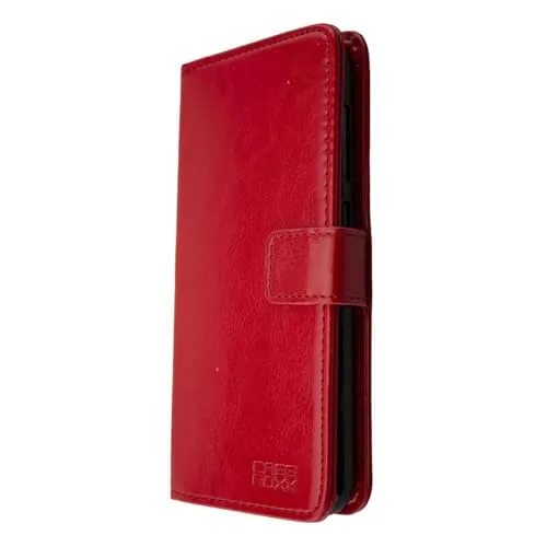 caseroxx Bookstyle Gigaset GS185 custodia a libro rossa pelle