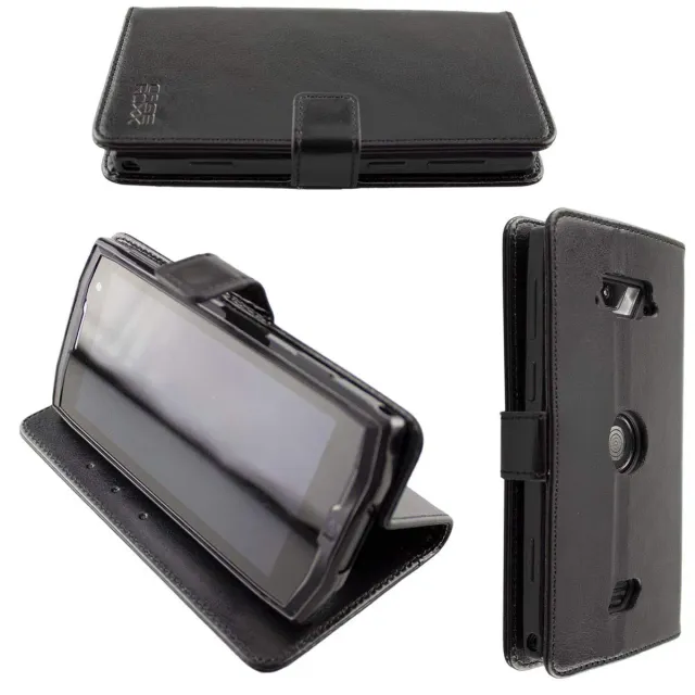 caseroxx Bookstyle Core-M4 M4 Go custodia portafoglio nera