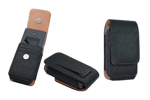 caseroxx Outdoor TCL onetouch 4043 taschino cintura nero pelle
