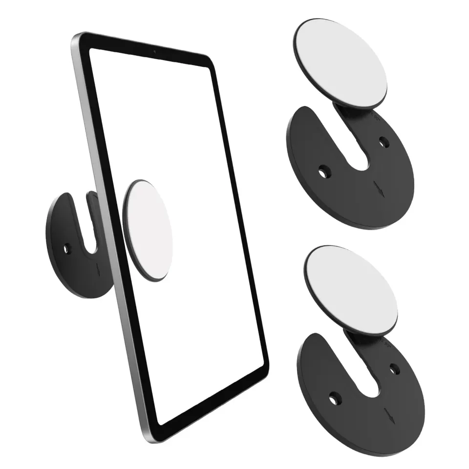 MoKo Supporto Parete Tablet Smartphone Nero 2 Pz 90°