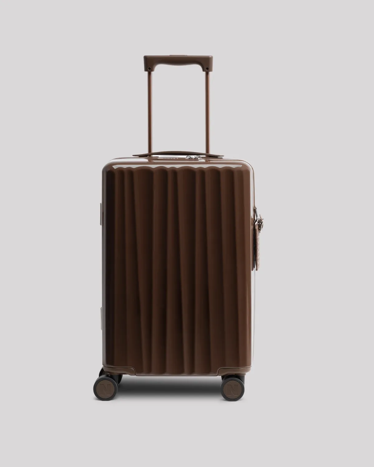 Nudient Bold Cabin + Check-in M V2 valigie marrone